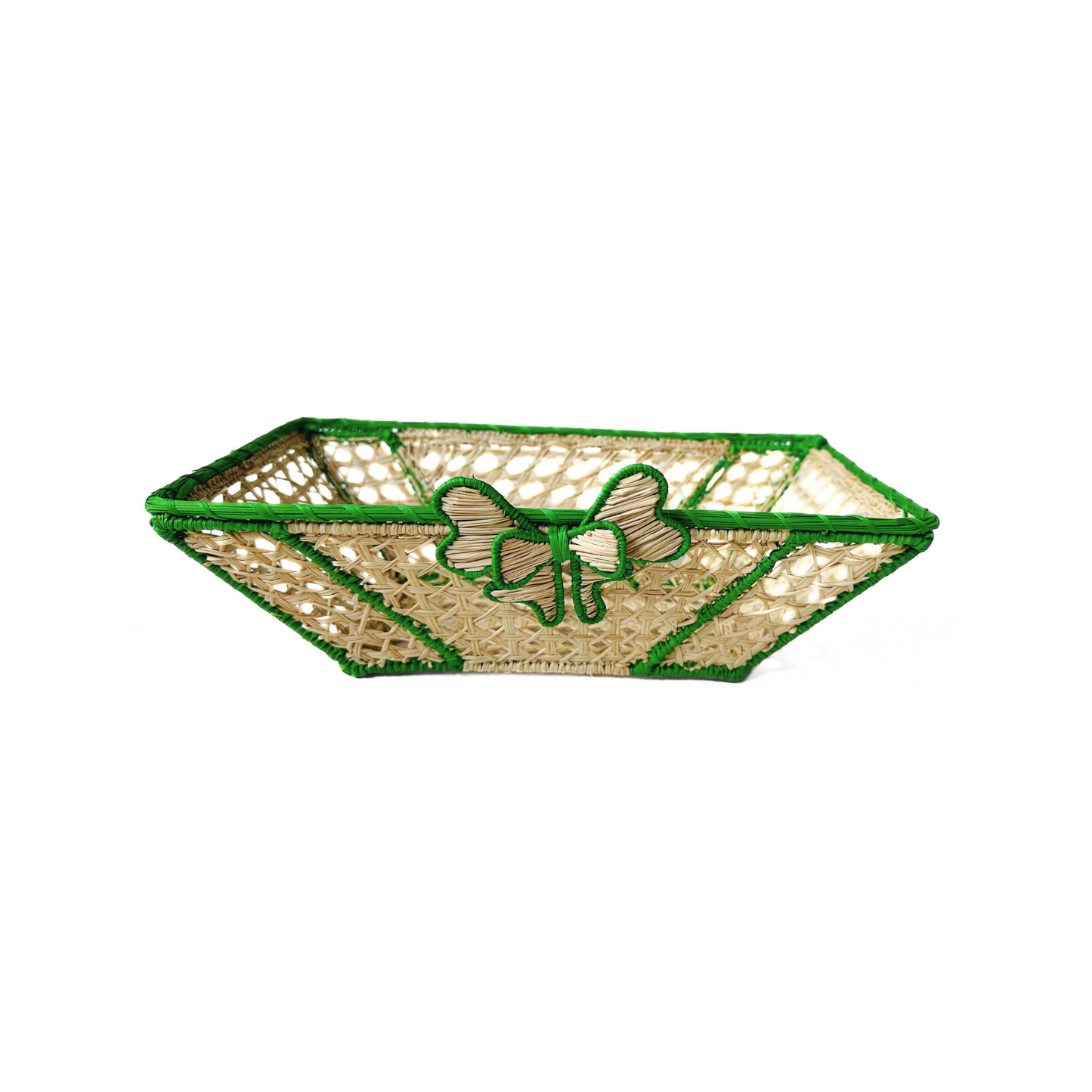 Green Iraca Bow Tray