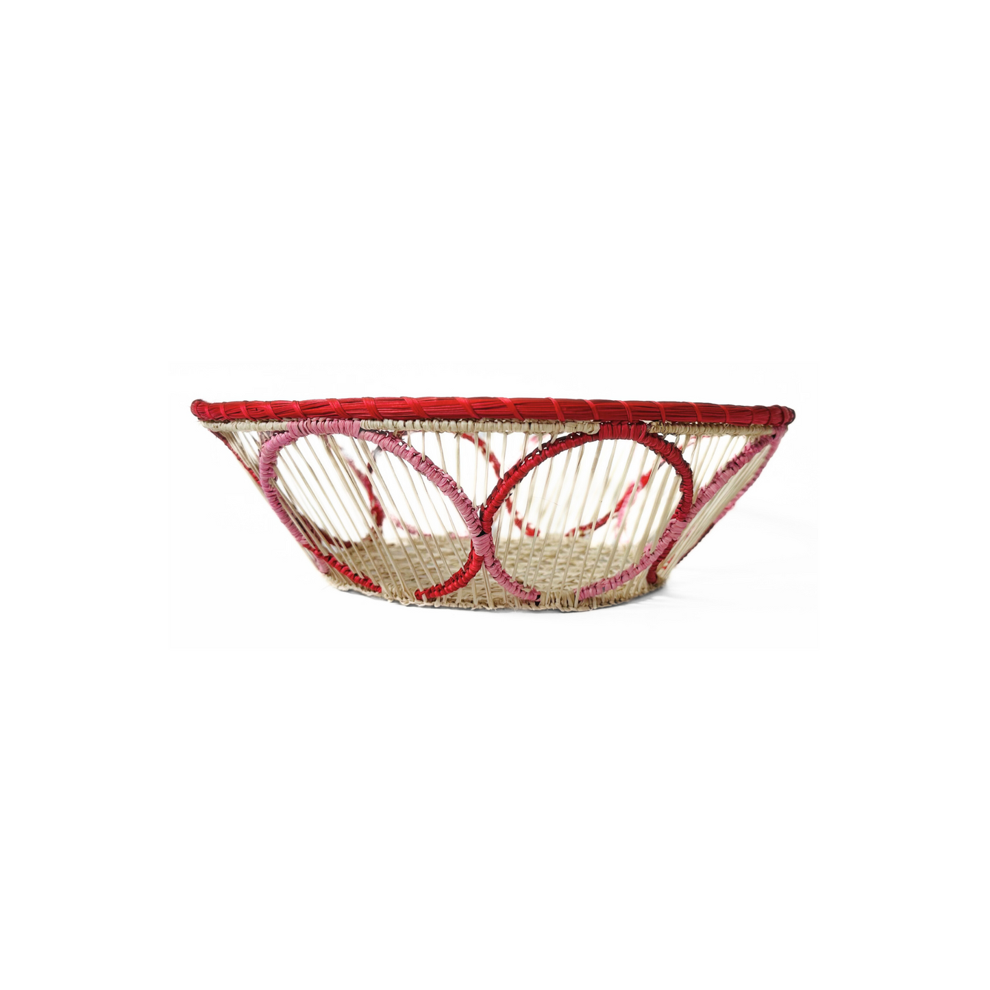 Jolly Red Iraca Tray