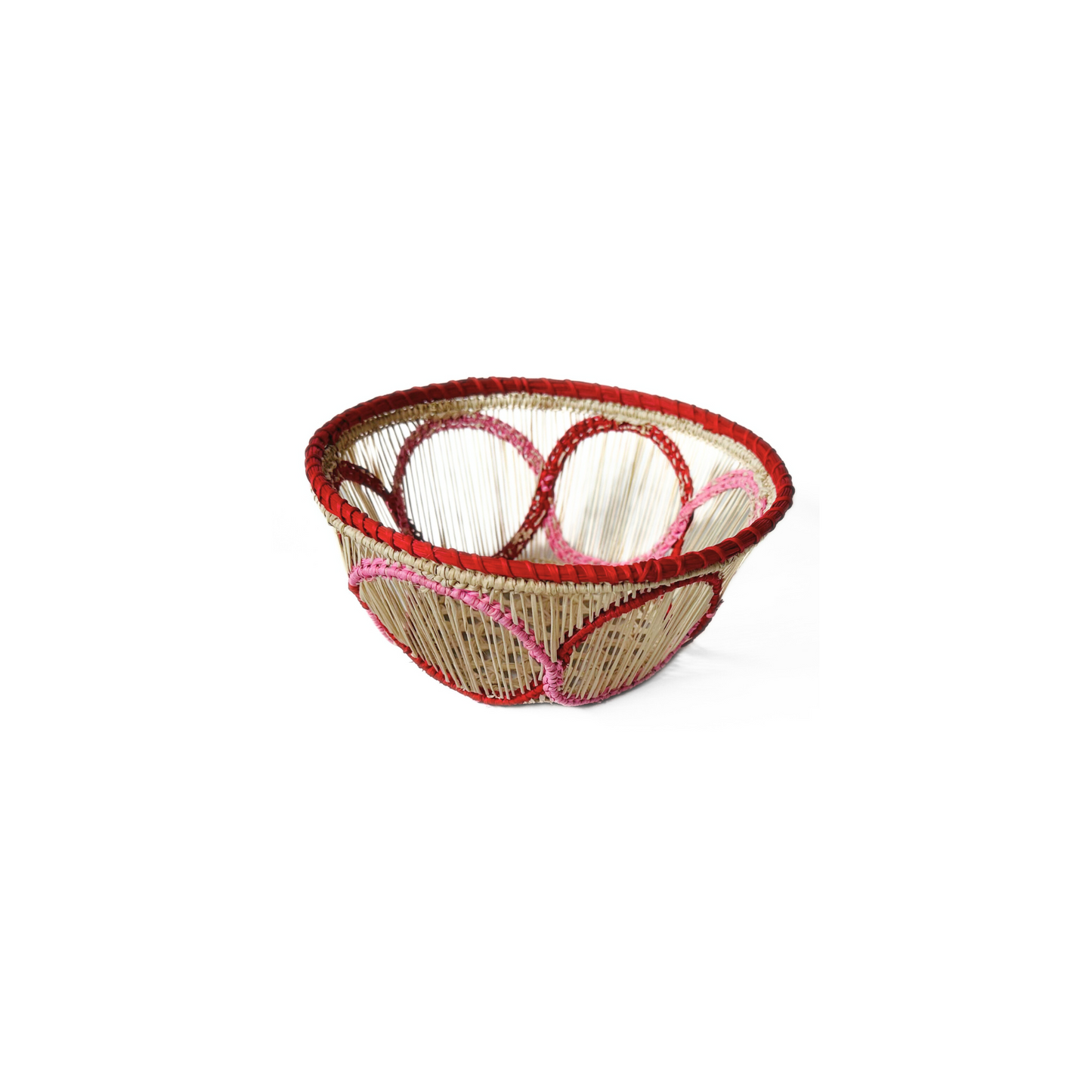 Jolly Red Iraca Tray
