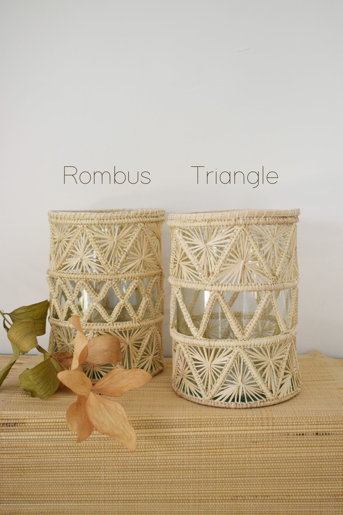 Zipacua Woven Glass Vase
