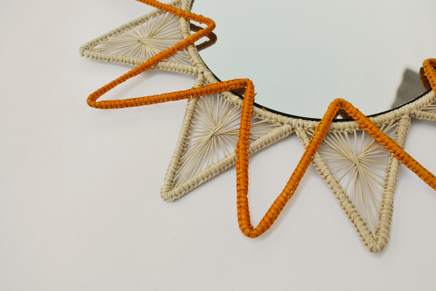 Boho Sun Iraca Mirror