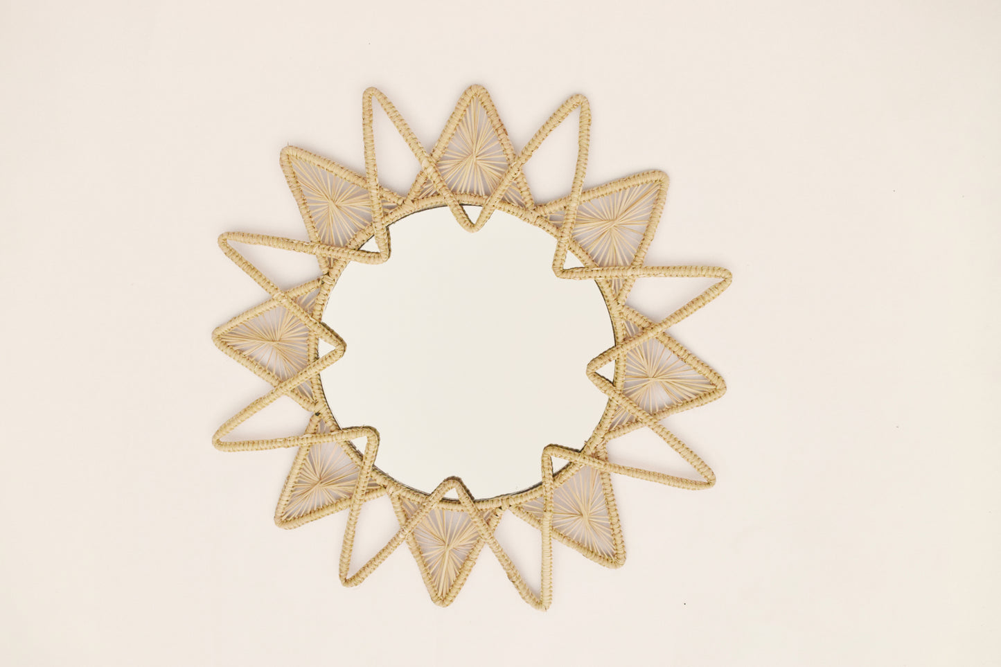 Boho Sun Iraca Mirror