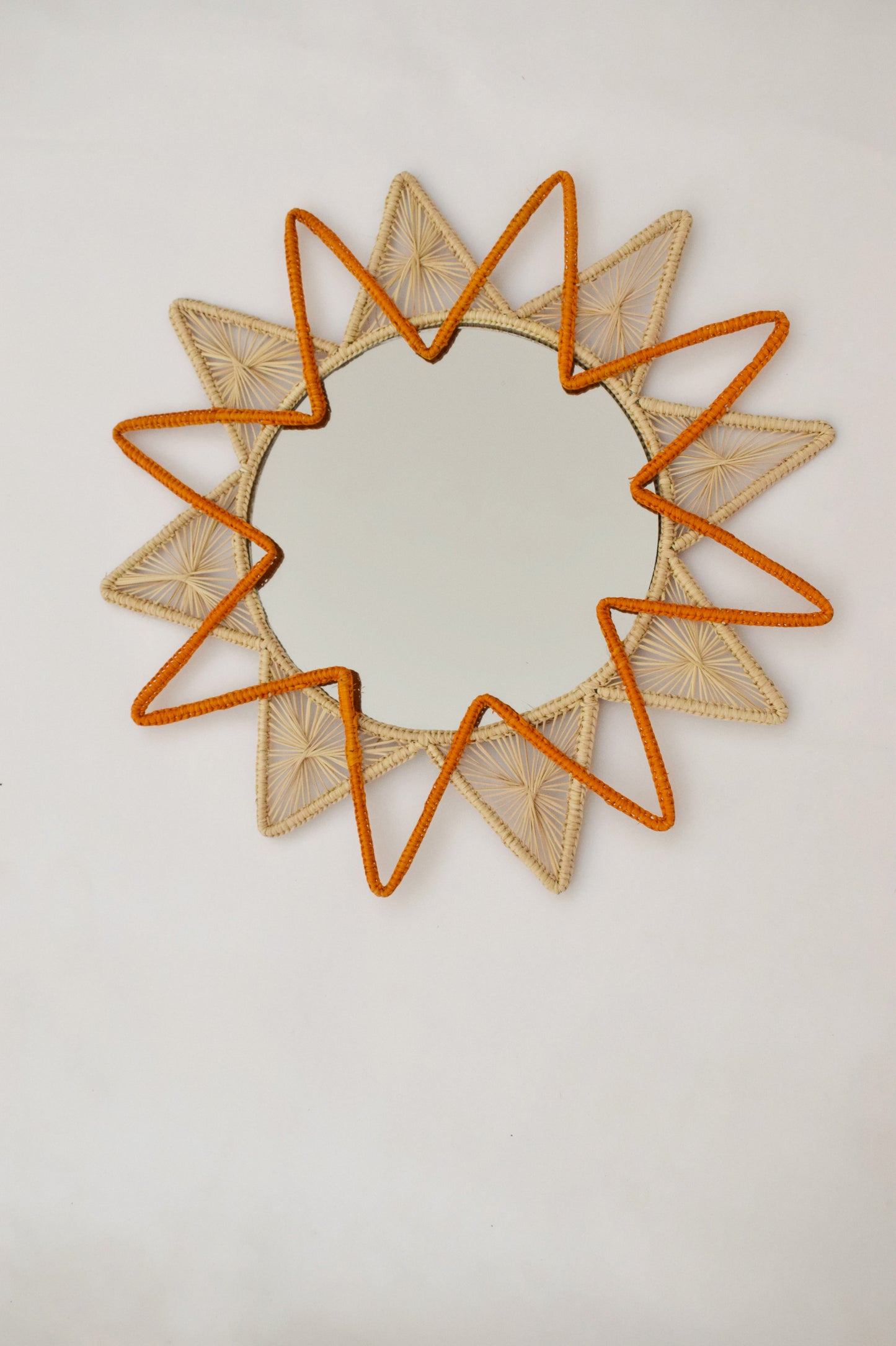 Boho Sun Iraca Mirror