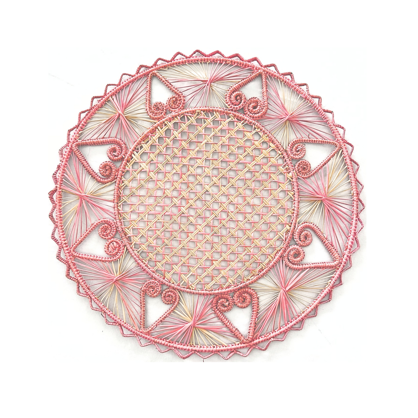 Iraca Placemat, Round Straw Placemat
