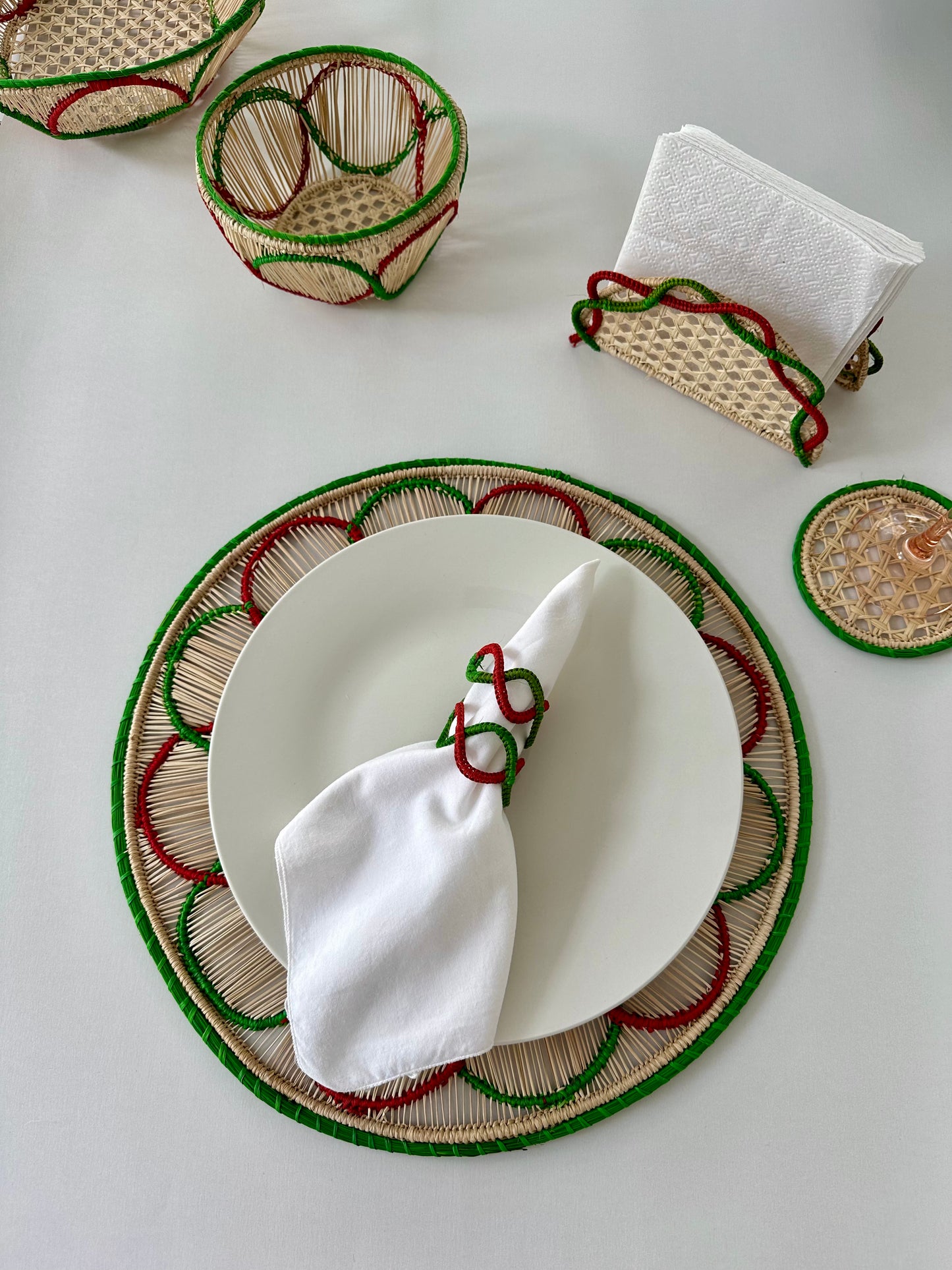 Jolly Green Iraca Placemat