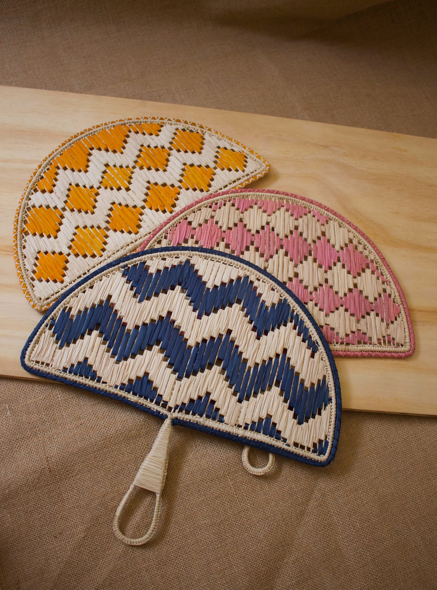 Iraca Straw Hand Fan