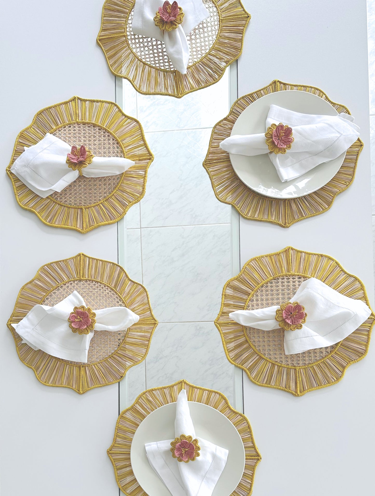 Felicia Iraca Napkin Ring (Set of 6 or 8)