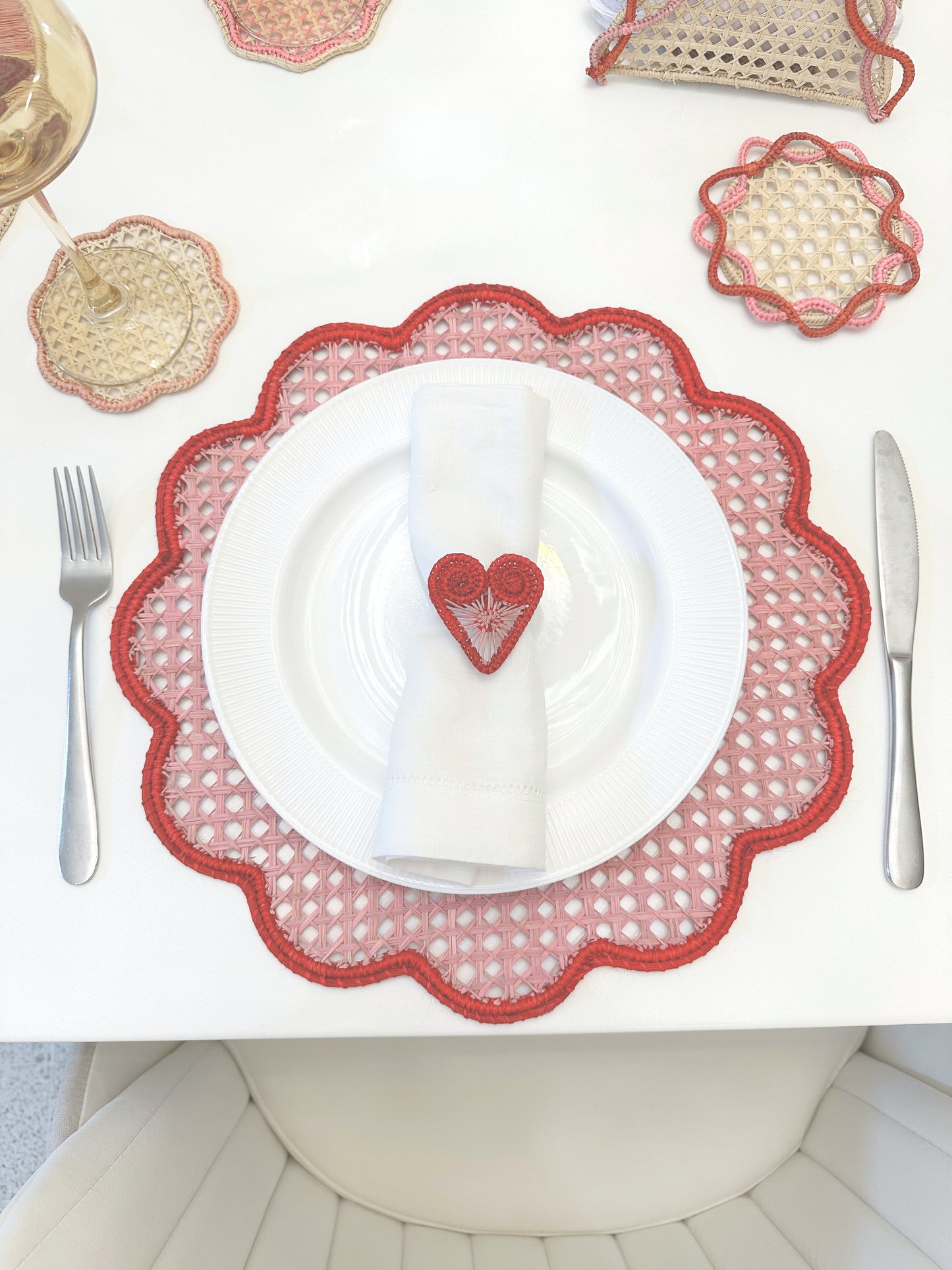 Loving U Iraca Napkin Ring (Set of 6 or 8)