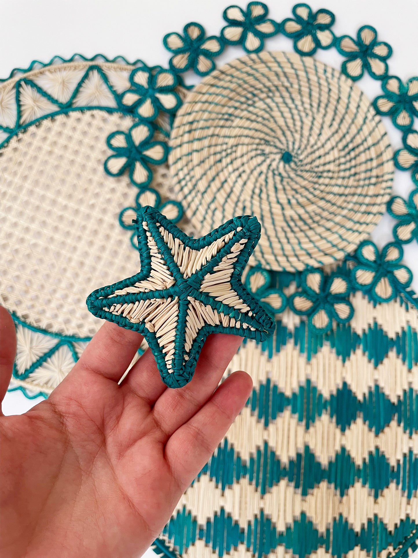Star Iraca Napkin Ring (Set of 4, 6 or 8)