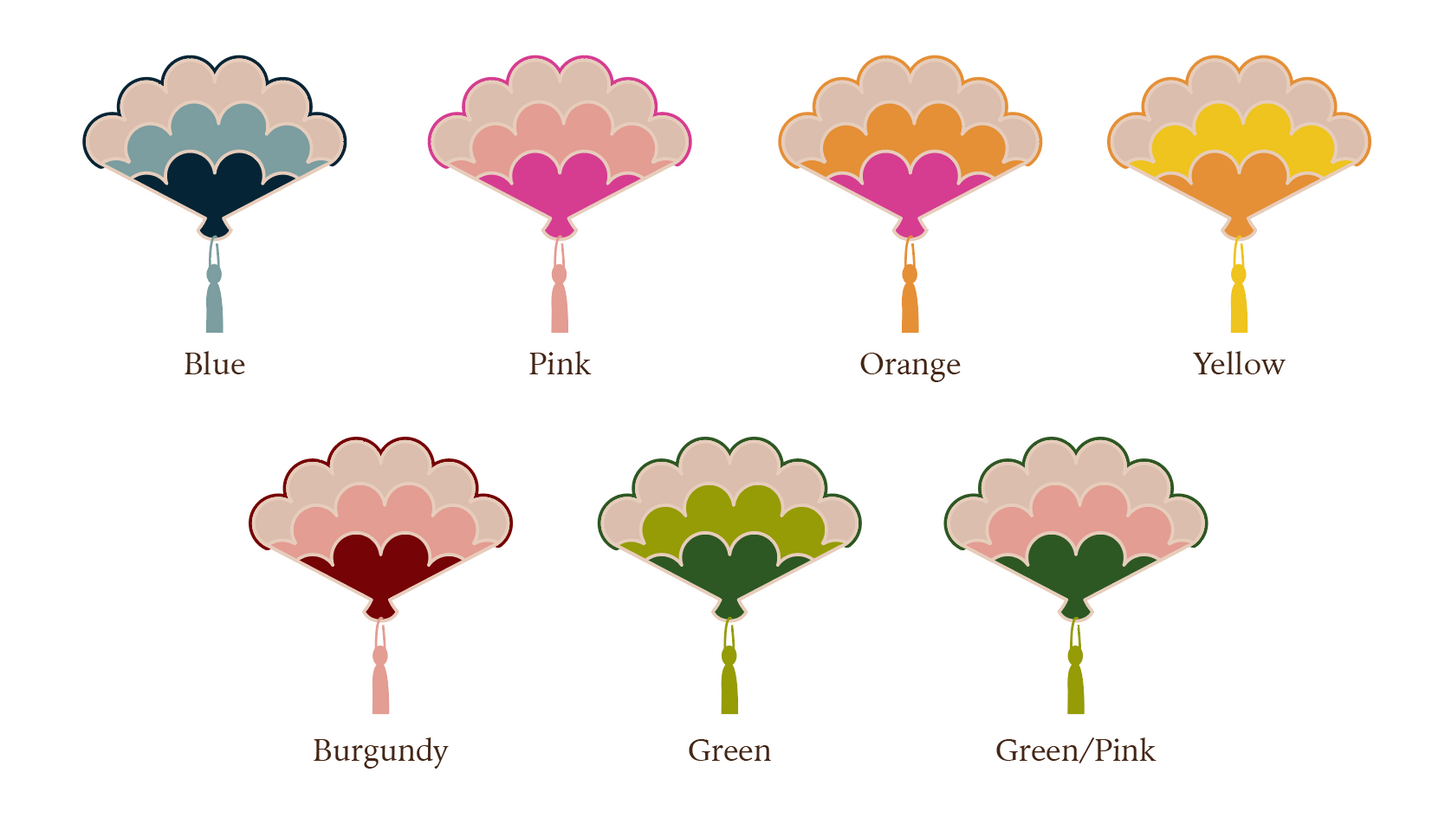 Sunrise Iraca Hand Fan