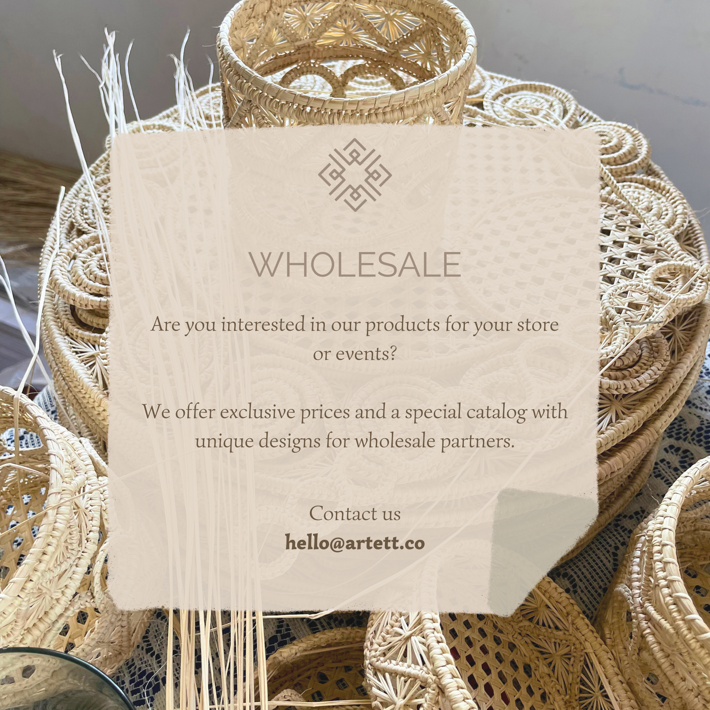 Blossom Iraca Napkin Ring (Set of 6 or 8)