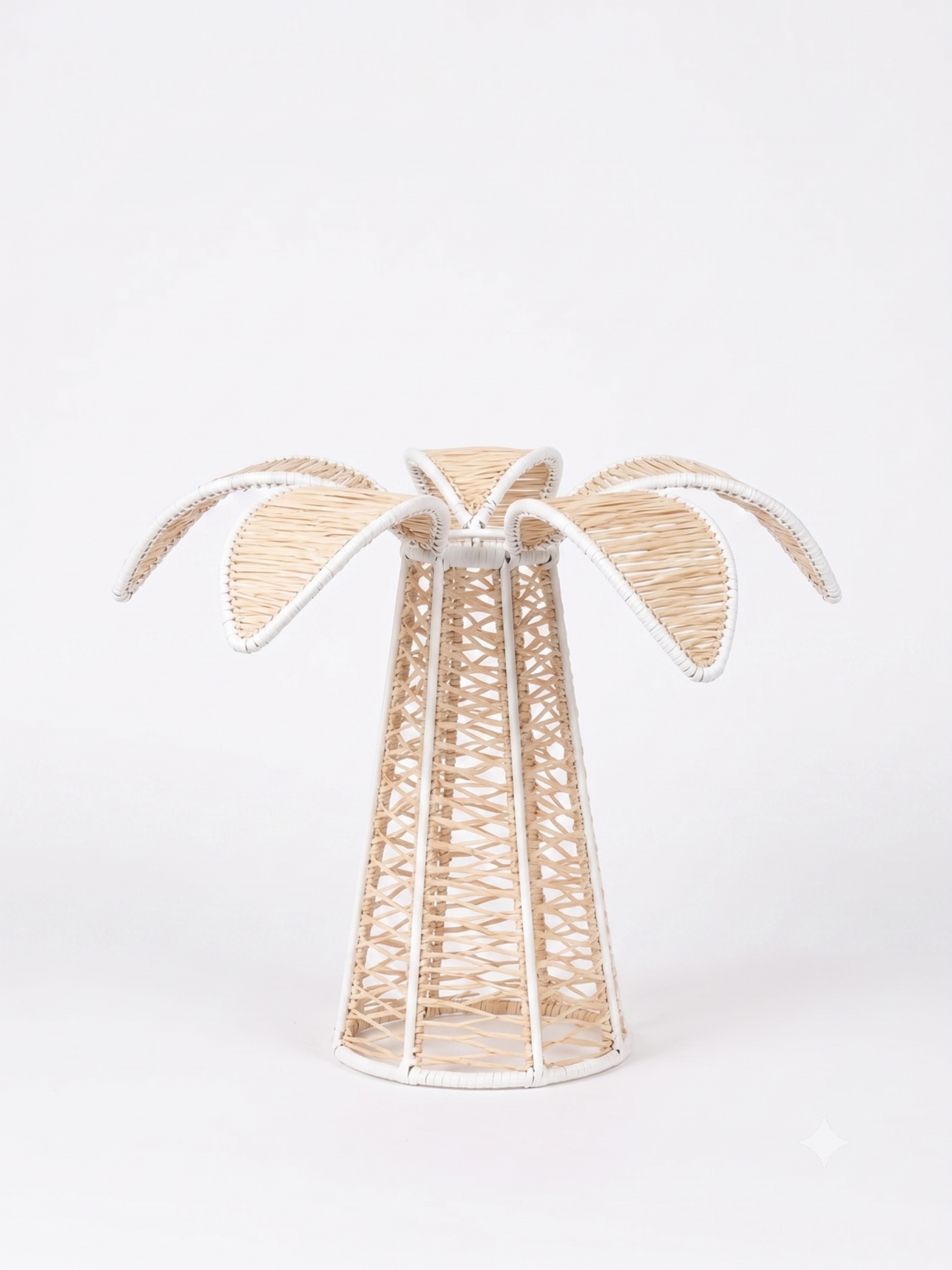 White Palm Tree Iraca Decor