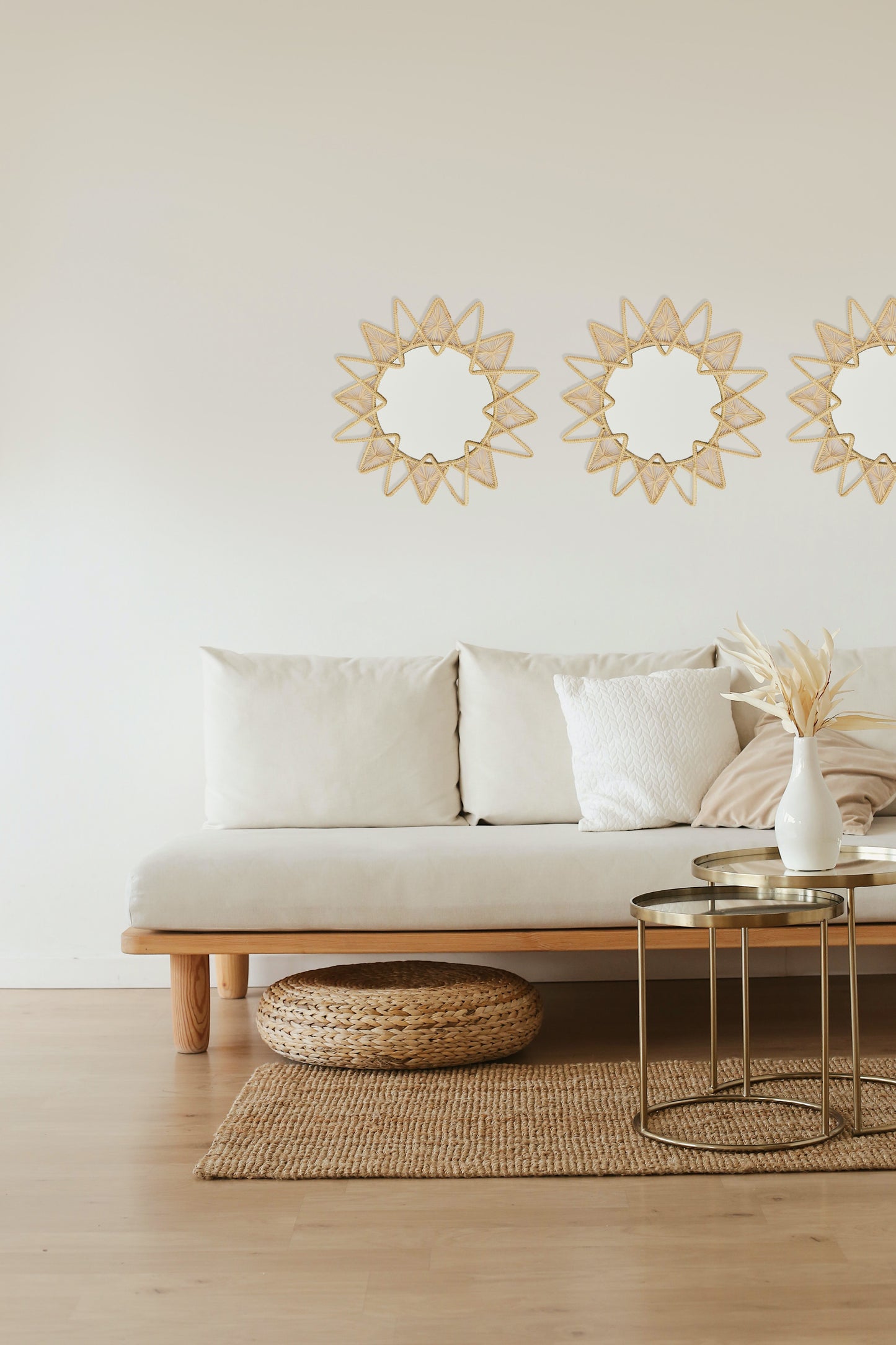 Boho Sun Iraca Mirror