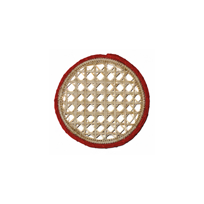 Red Iraca Coaster (Set of 6 & 8)
