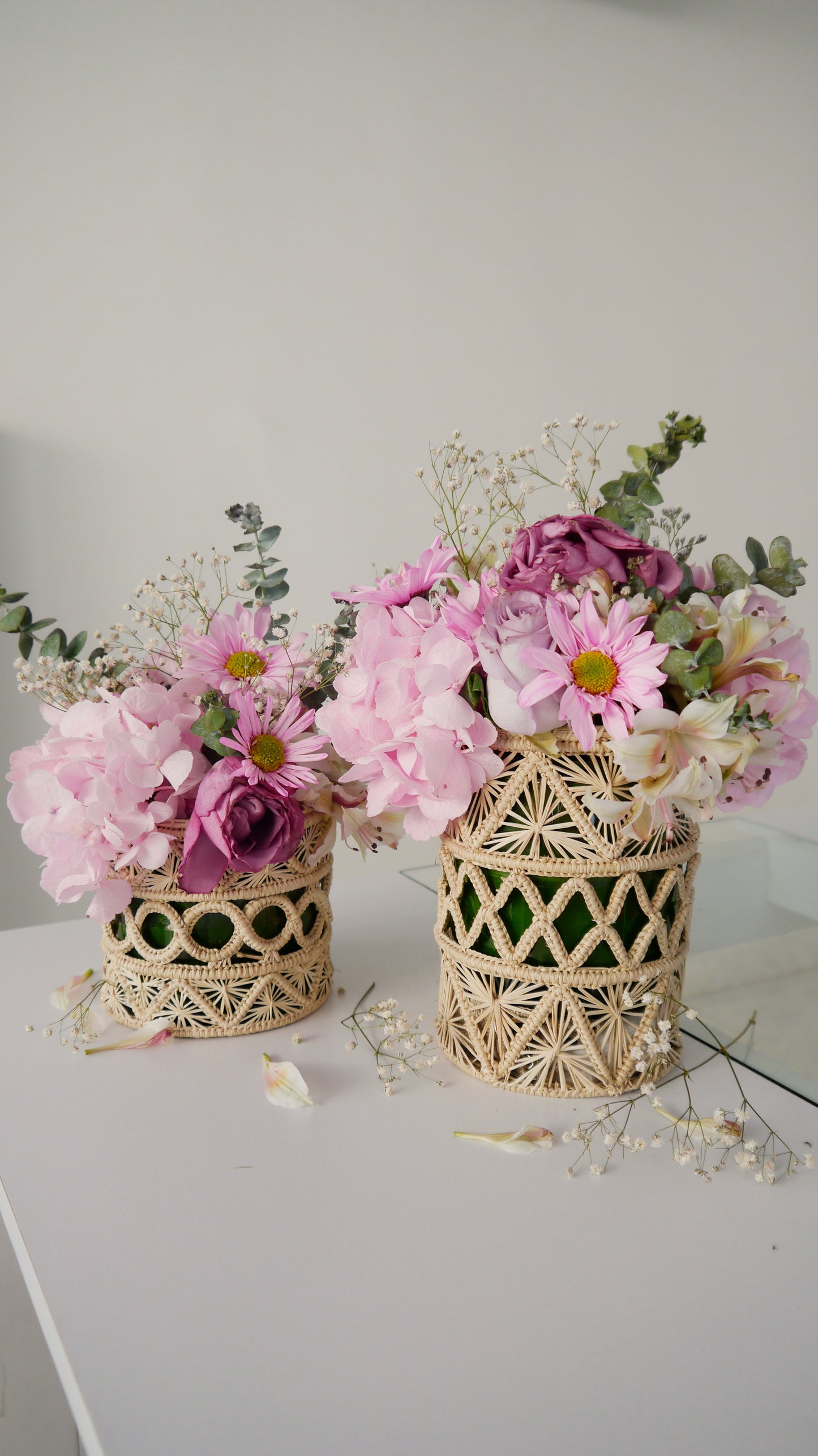 Magdalena Woven Glass Vase