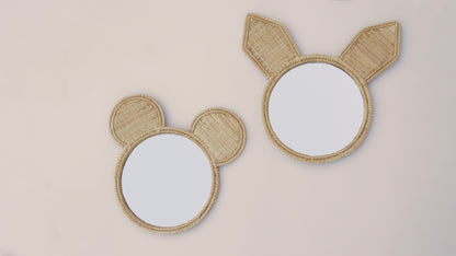 Teddy & Bunny Iraca Nursery Mirror