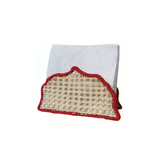 Festive Iraca Napkin Holder