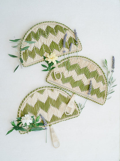 Iraca Straw Hand Fan