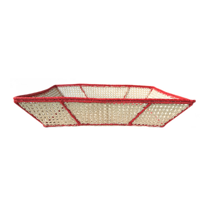 Red Iraca Tray