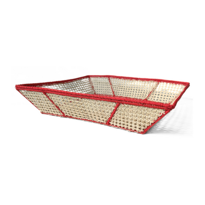 Red Iraca Tray