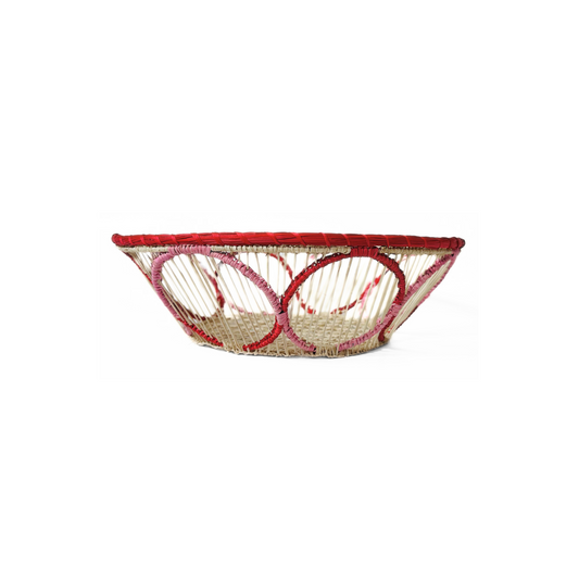 Jolly Red Iraca Tray