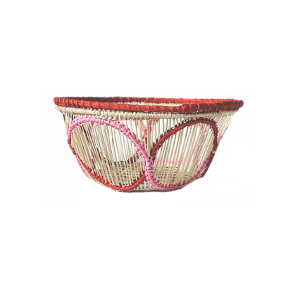 Jolly Red Iraca Tray