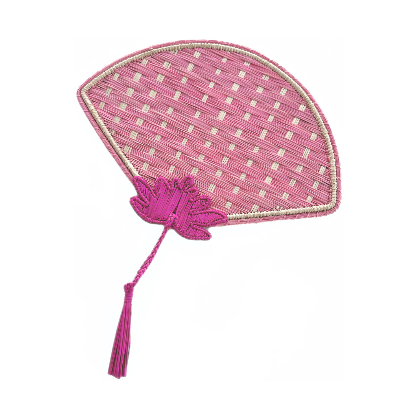Lotus Iraca Hand Fan