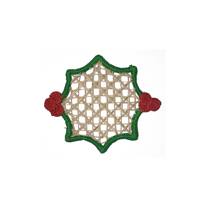 Mistletoe Iraca Coaster (Set of 6 & 8)