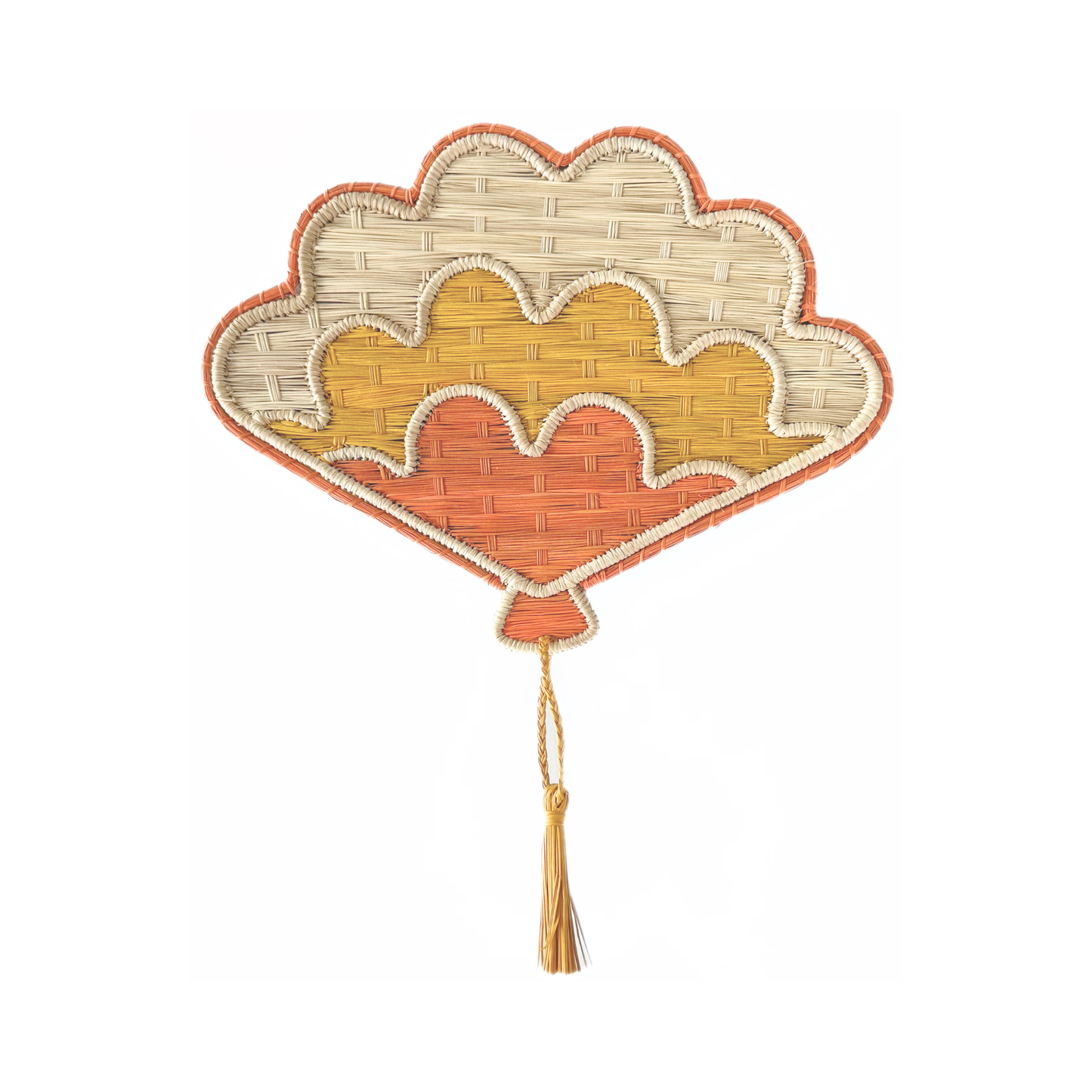Sunrise Iraca Hand Fan