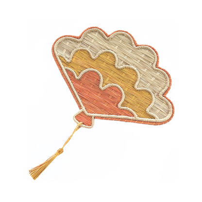 Sunrise Iraca Hand Fan