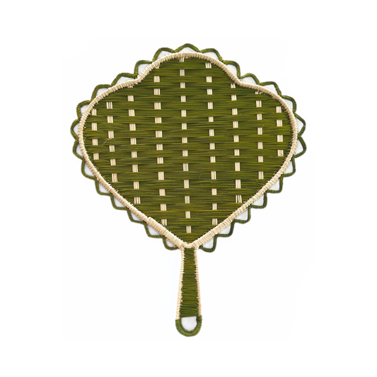 Leaf Iraca Hand Fan