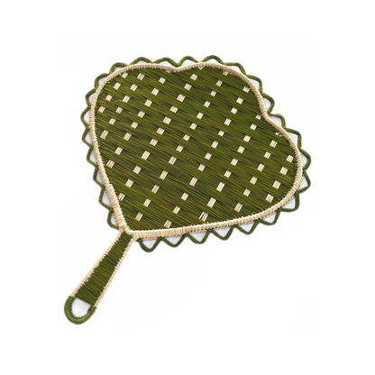 Leaf Iraca Hand Fan