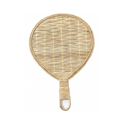 Boho Iraca Hand Fan