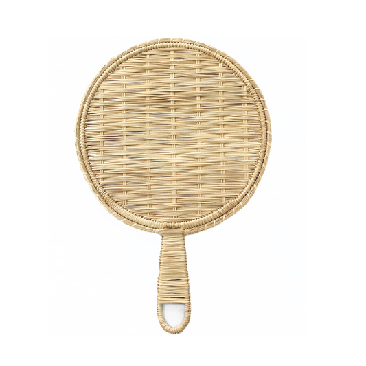 Boho Iraca Hand Fan