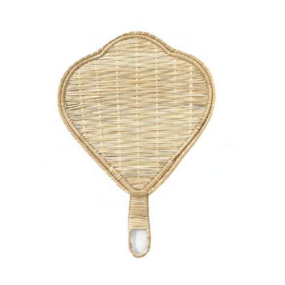 Boho Iraca Hand Fan