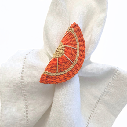 Lemonade Iraca Napkin Ring (Set of 6 or 8)