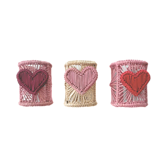 Simple Love Iraca Napkin Ring (Set of 6 or 8)