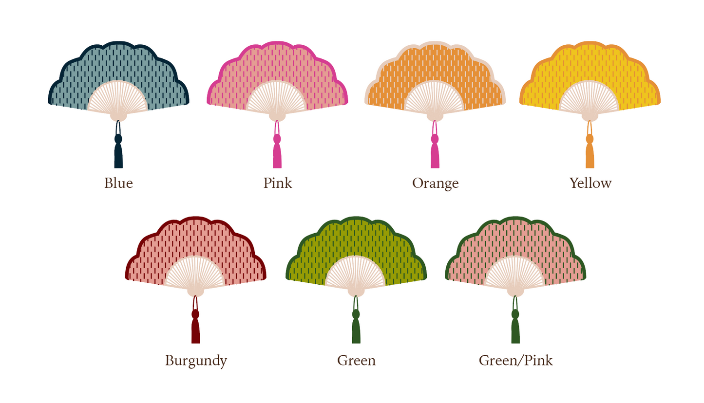 Cabos Iraca Hand Fan