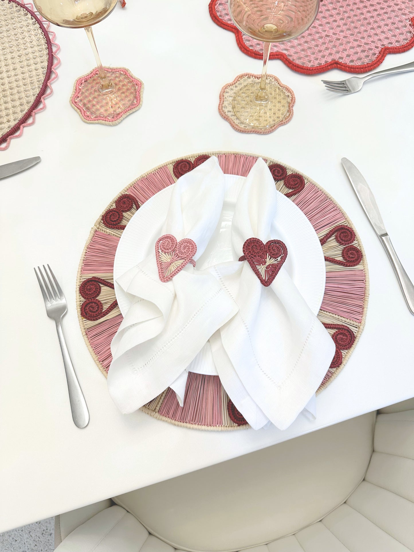 Felicia Iraca Coaster (Set of 6 & 8)