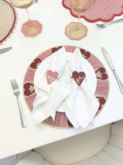 Loving U Iraca Napkin Ring (Set of 6 or 8)