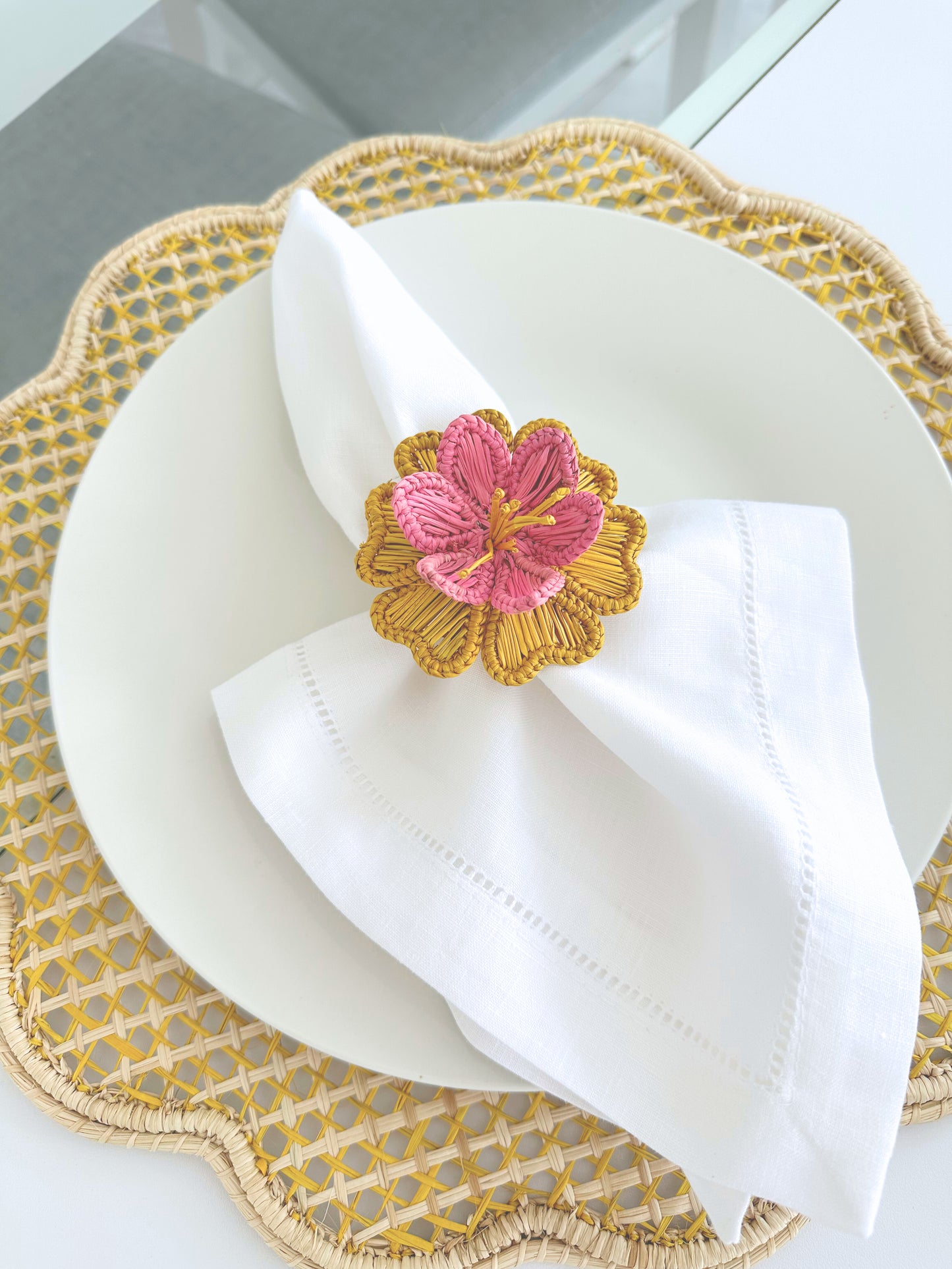 Felicia Iraca Napkin Ring (Set of 6 or 8)