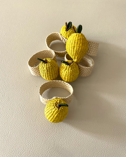 Fruits Iraca Napkin Ring (Set of 6 or 8)
