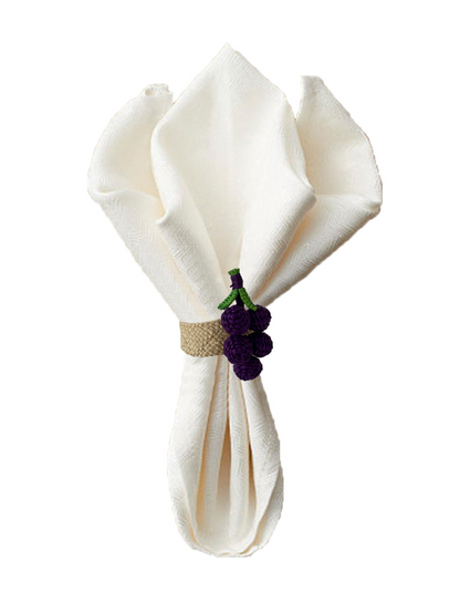 Fruits Iraca Napkin Ring (Set of 6 or 8)