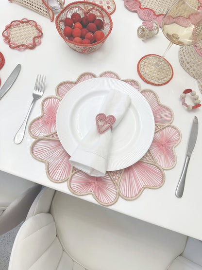 Hearts II Iraca Placemat