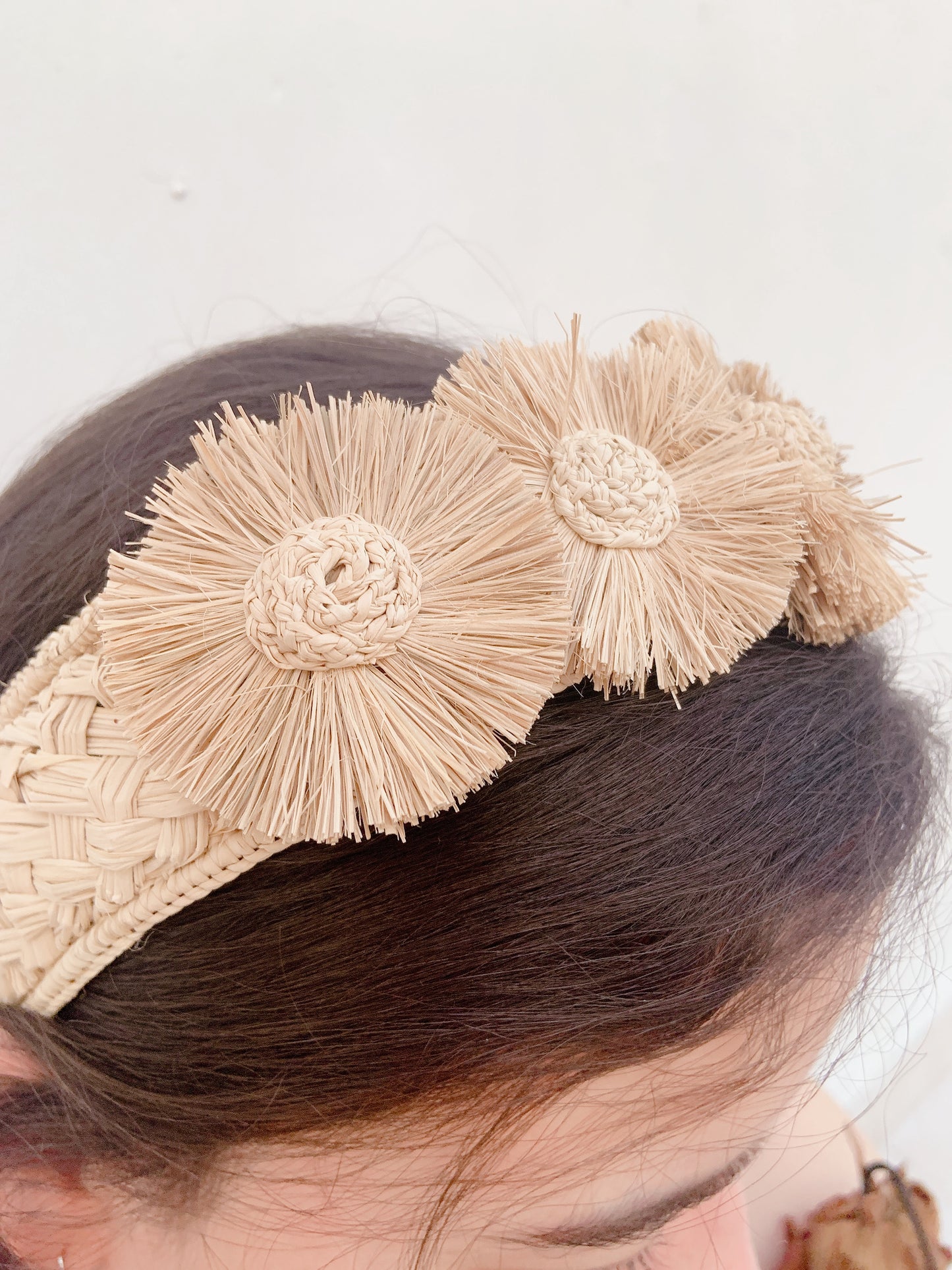 Sunflower Iraca Headband