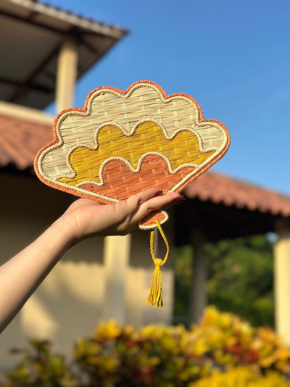 Sunrise Iraca Hand Fan