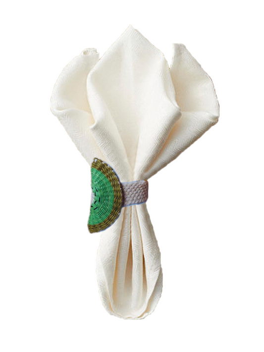 Kiwi Iraca Napkin Ring (Set of 4, 6 or 8)