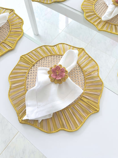 Felicia Iraca Napkin Ring (Set of 6 or 8)