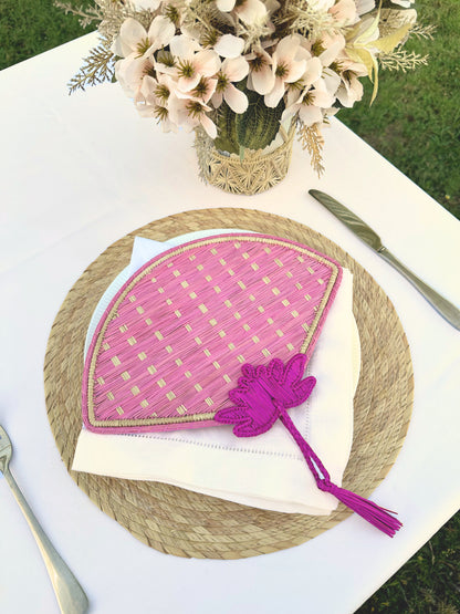 Lotus Iraca Hand Fan