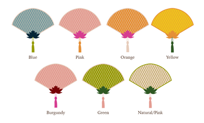 Lotus Iraca Hand Fan